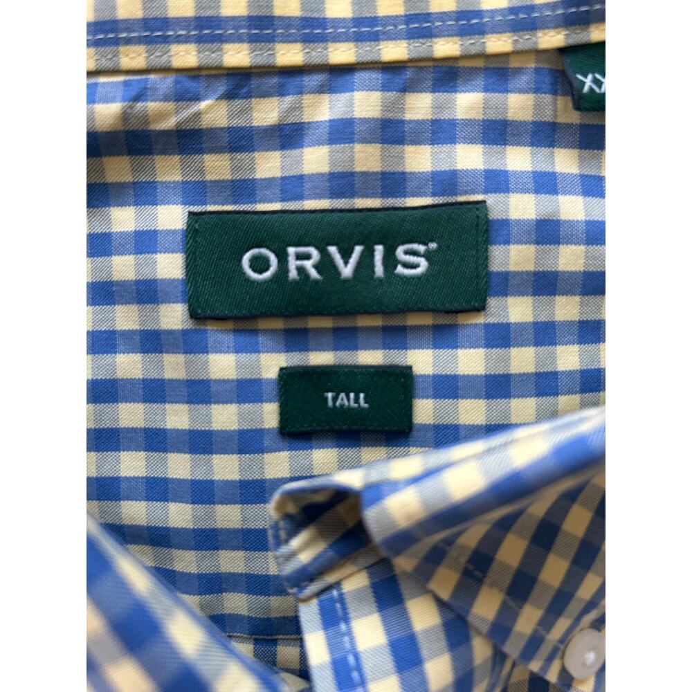 Orvis men’s tall XXL short sleeve casual button-down - Picture 6 of 8